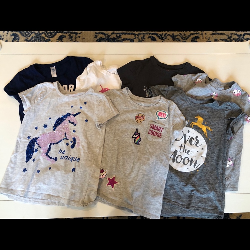 Unicorn 7pc shirt lot